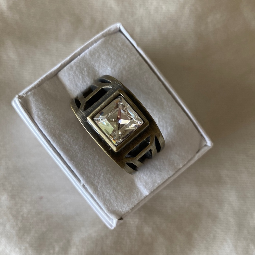 Sparkling Dyrberg Kern ring in bronze